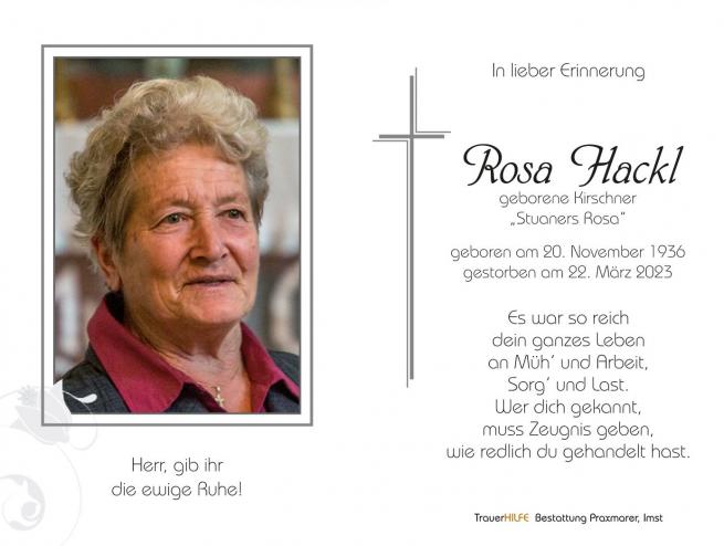 Rosa Hackl