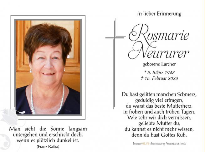 Rosmarie Neururer